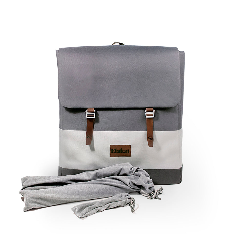 Grey Elakai Social Pong Carrying Bag Front View