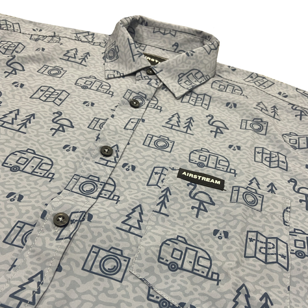 Airstream Conversational Button Down Shirt