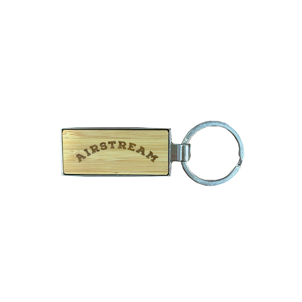 Airstream Heritage Arc Bamboo Style Keychain