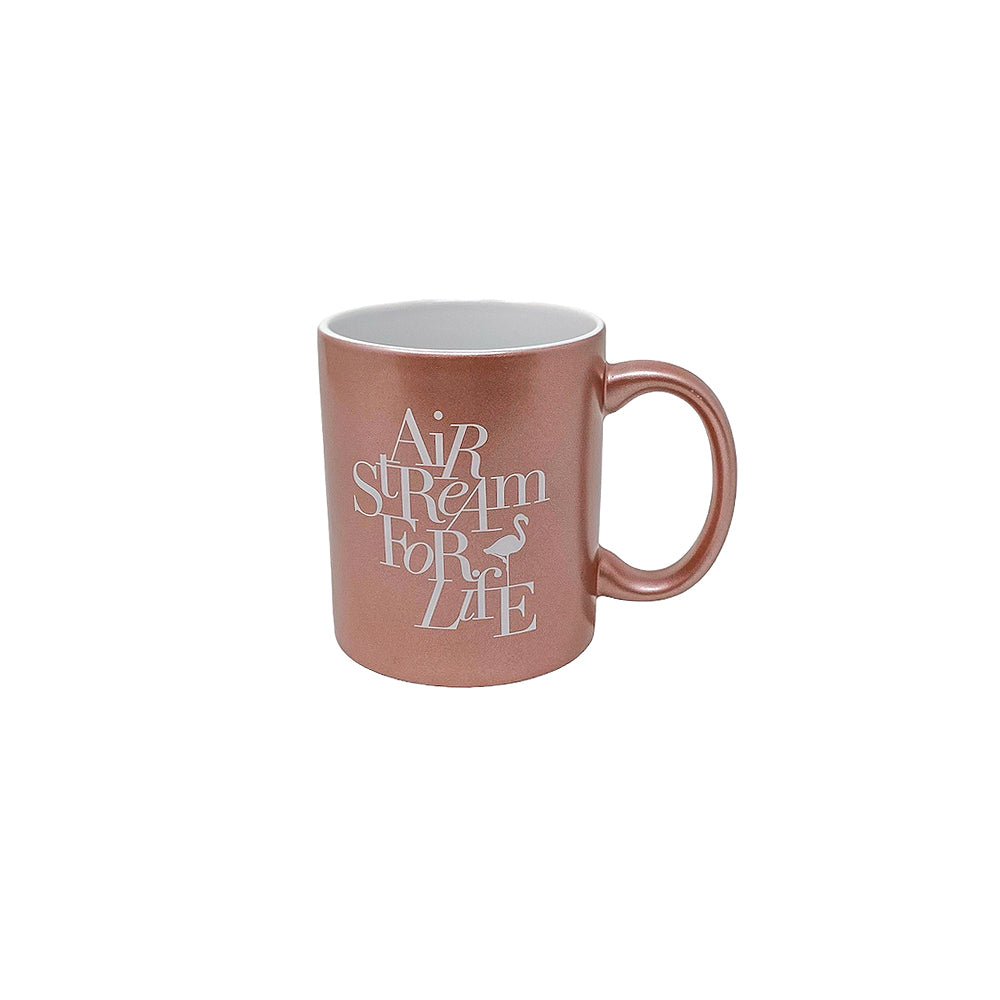 Rose Gold Metallic Airstream For Life Mug