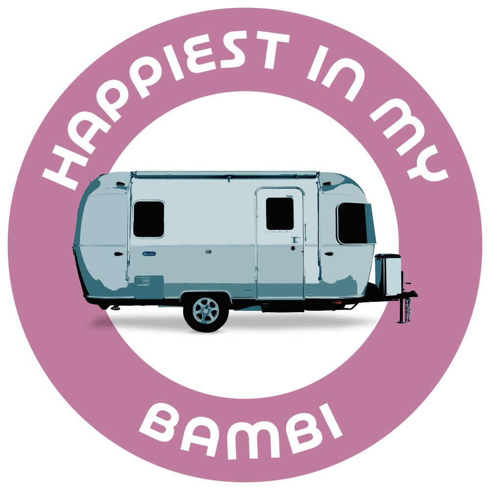 Happiest in My Airstream Stickers