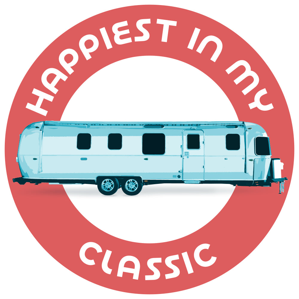 Happiest in My Airstream Stickers