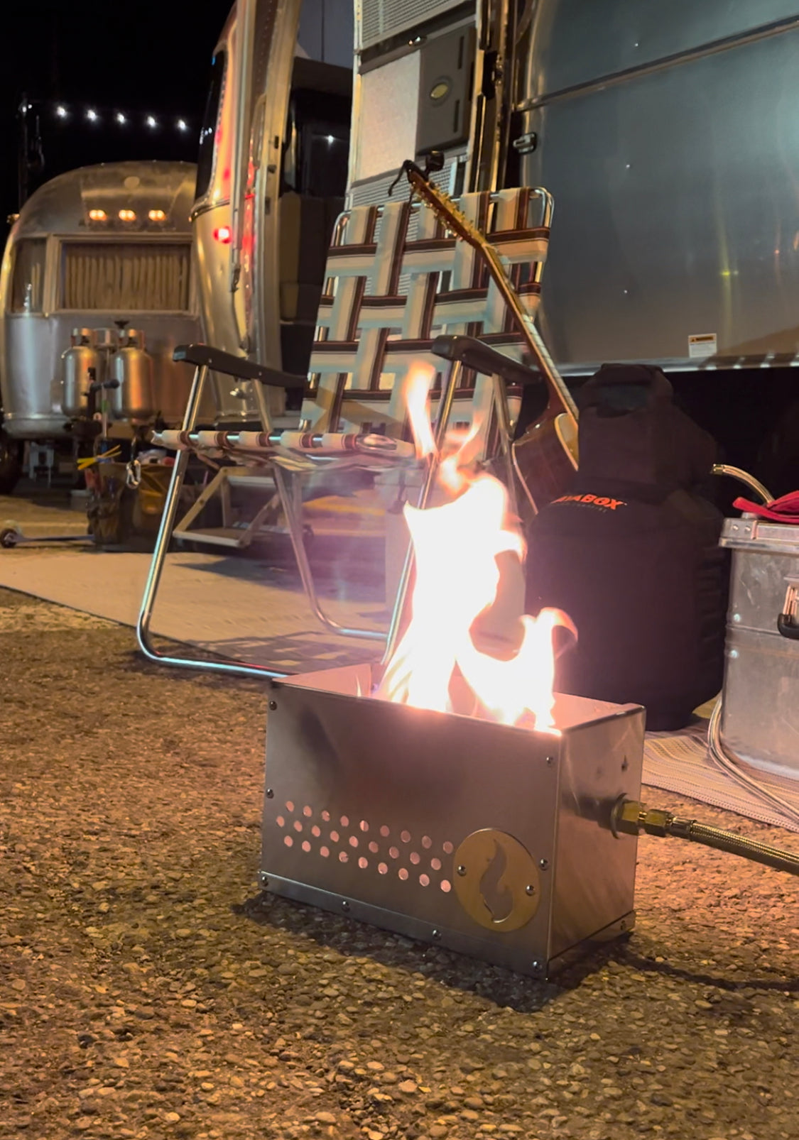 Hekla Portable Propane Campfire by Lavabox