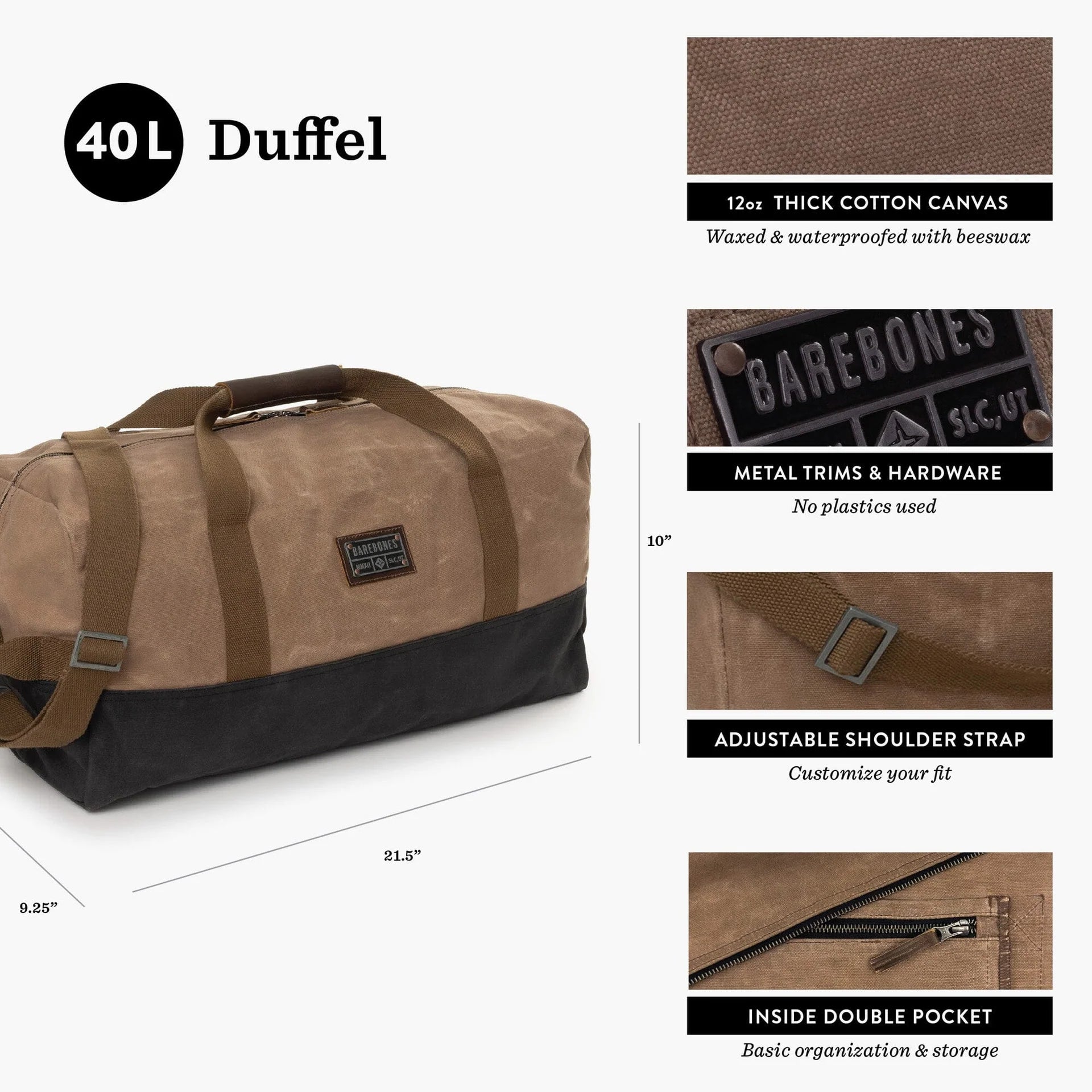 Neelum Duffle Bag by Barebones