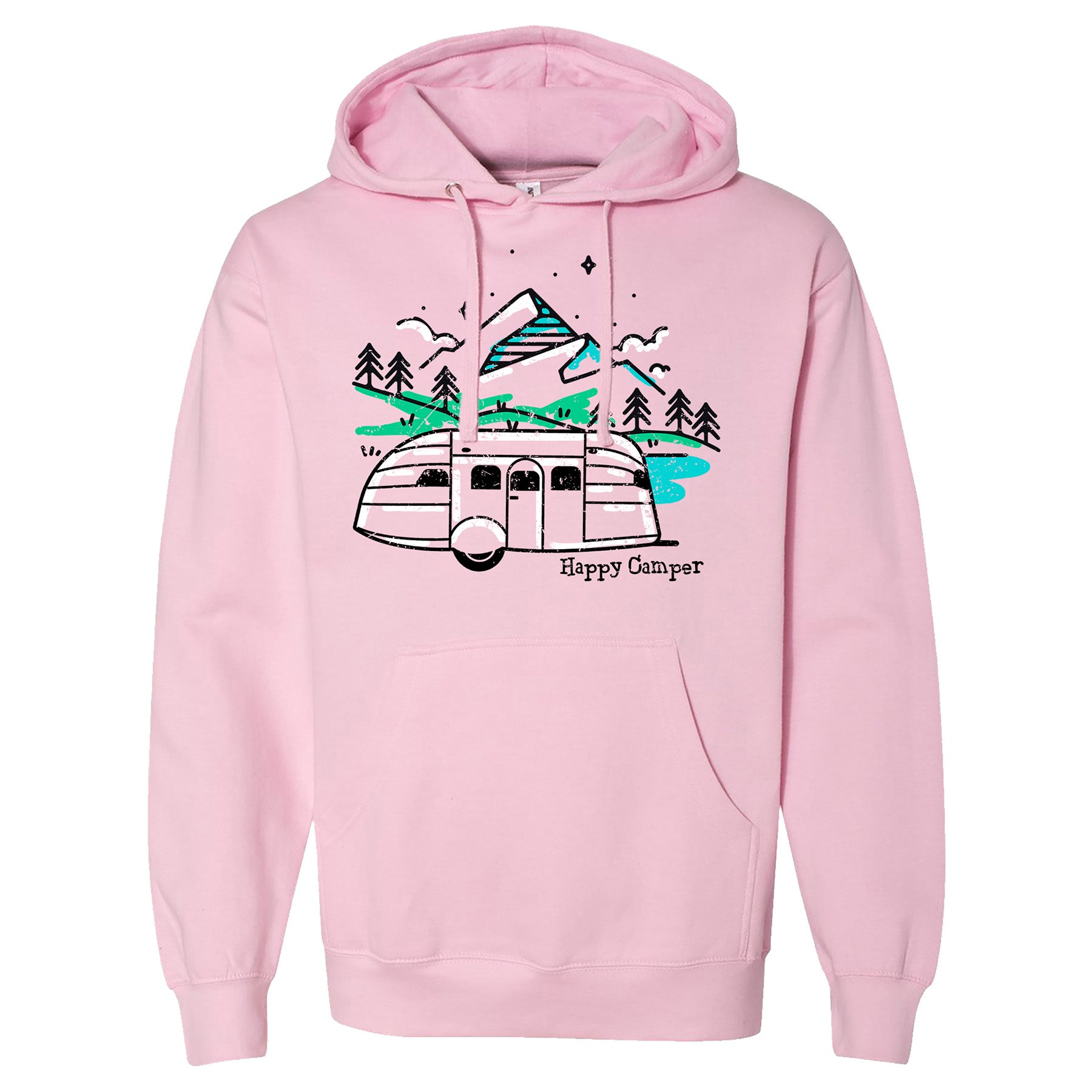 Airstream Vintage Happy Camper Midweight Hoodie