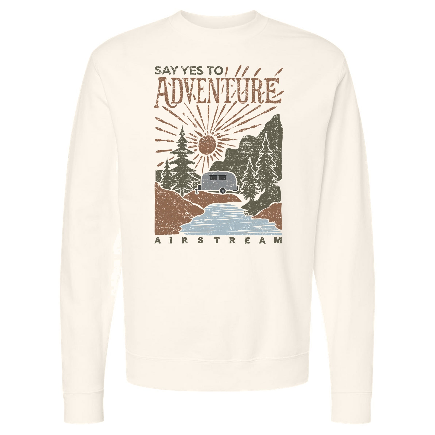 Airstream Say Yes to Adventure Crew Sweatshirt