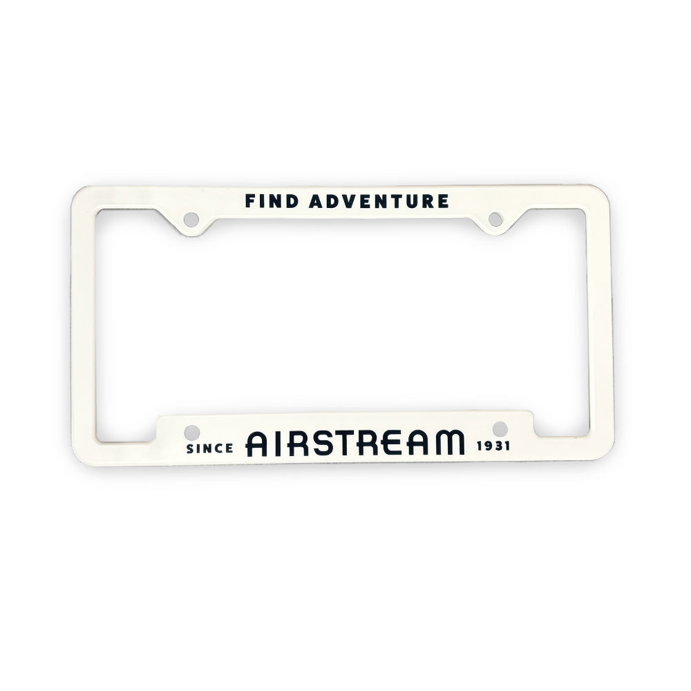 Airstream Find Adventure Plastic License Plate Frame