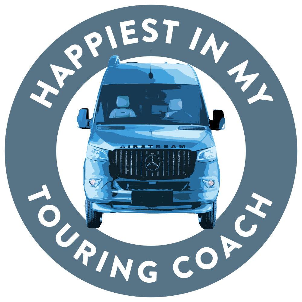 Happiest in My Airstream Stickers