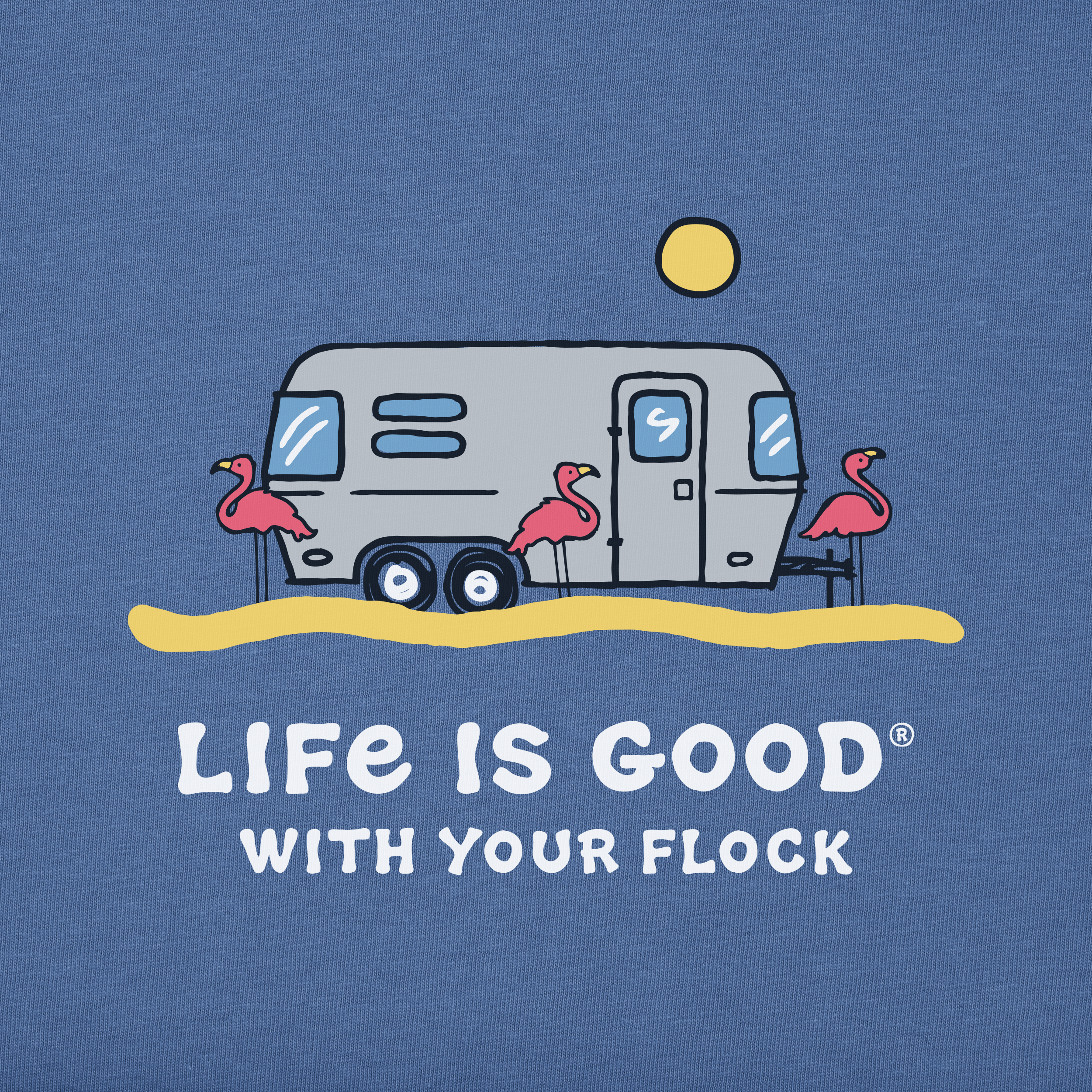 Airstream With My Flock T-Shirt by Life is Good®