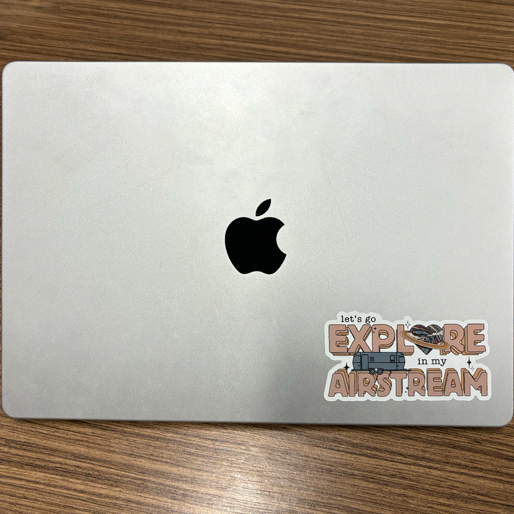 Airstream Airstream Let's Go Explore Sticker