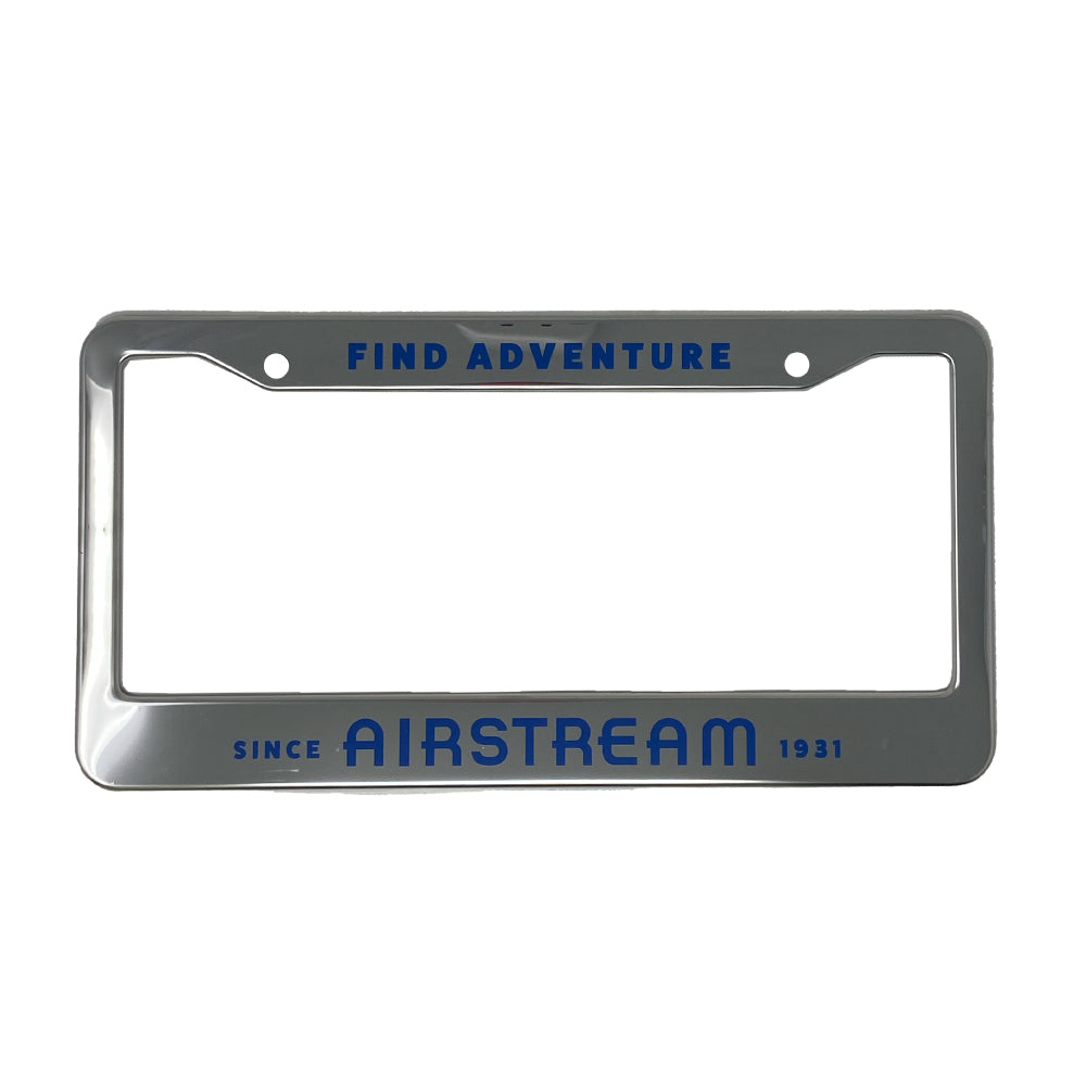 Airstream Find Adventure License Plate Frame