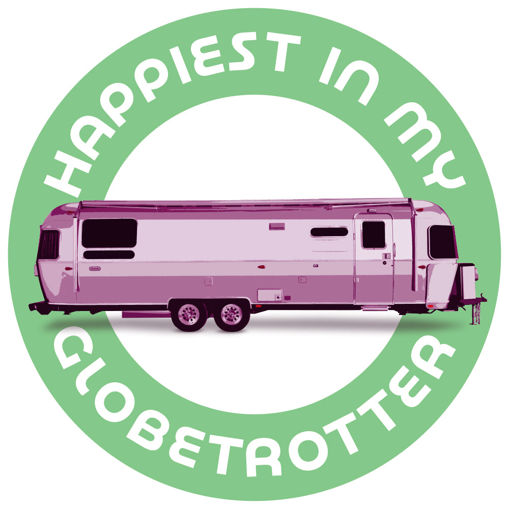 Happiest in My Airstream Stickers