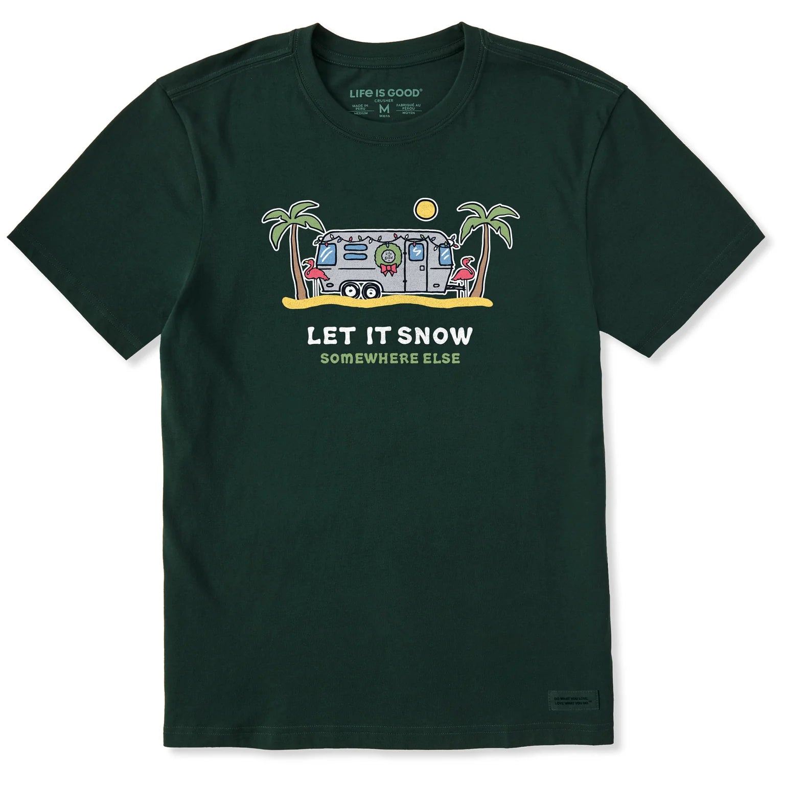 Airstream Let it Snow Crusher T-Shirt by Life is Good®