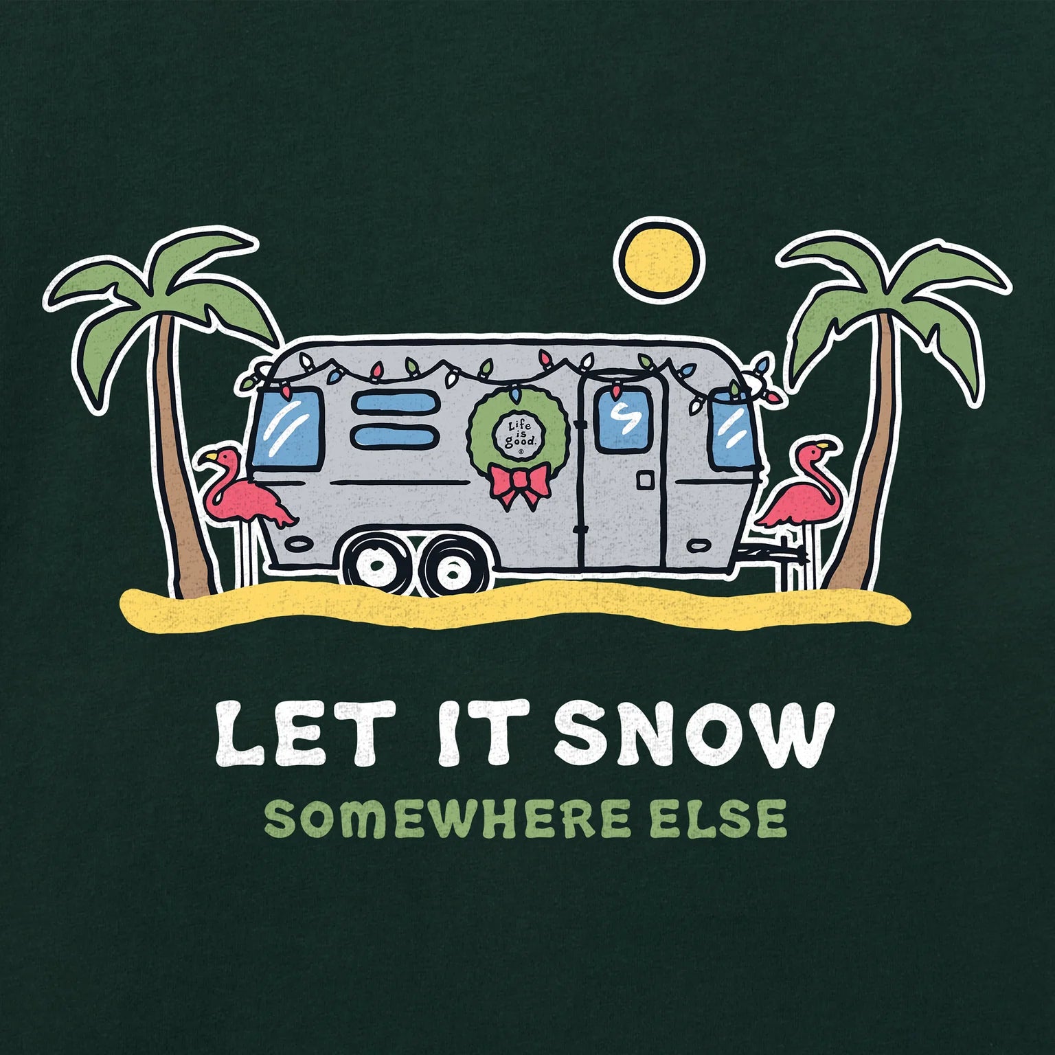 Airstream Let it Snow Crusher T-Shirt by Life is Good®