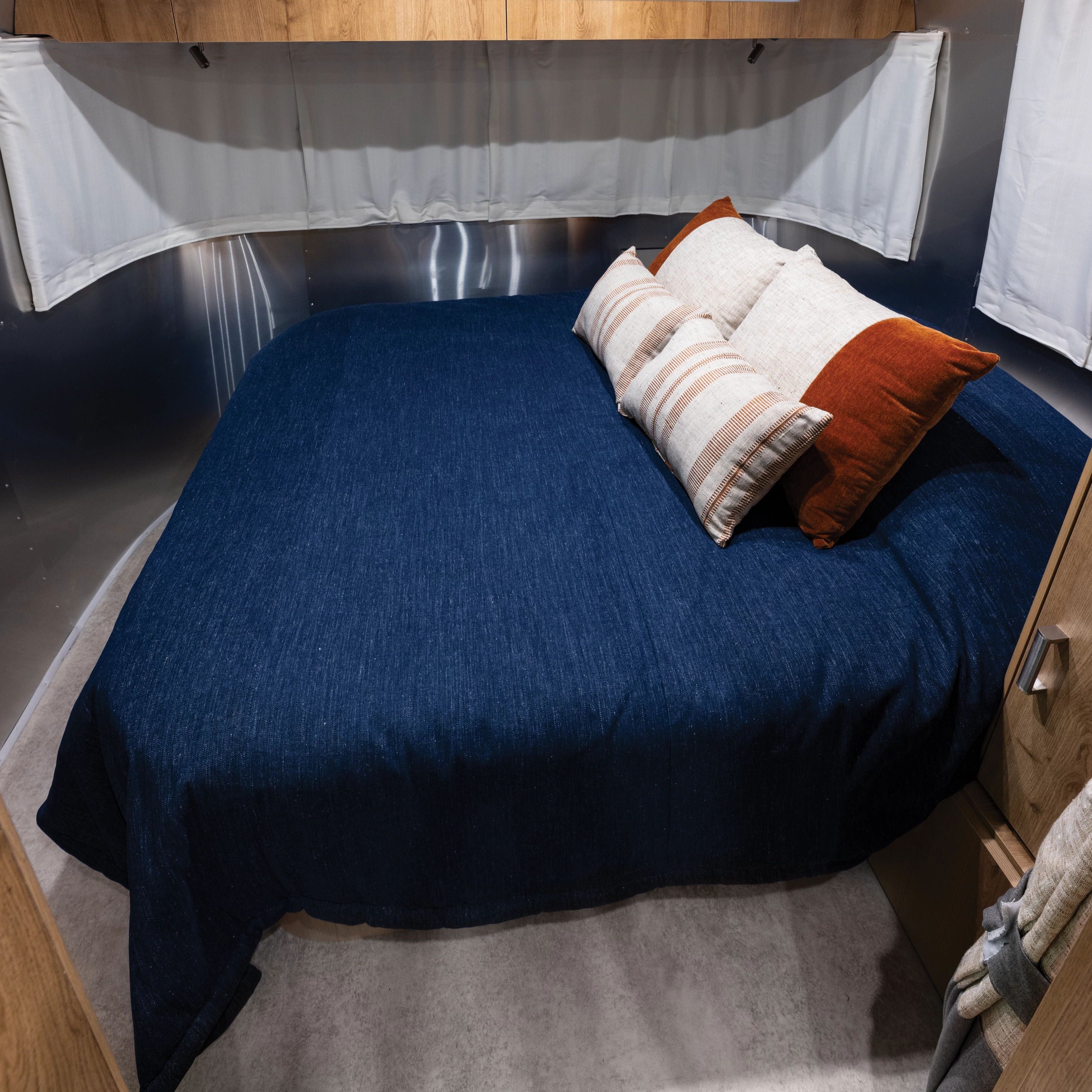 Airstream Solid Custom Curtains for Trade Wind Travel Trailers