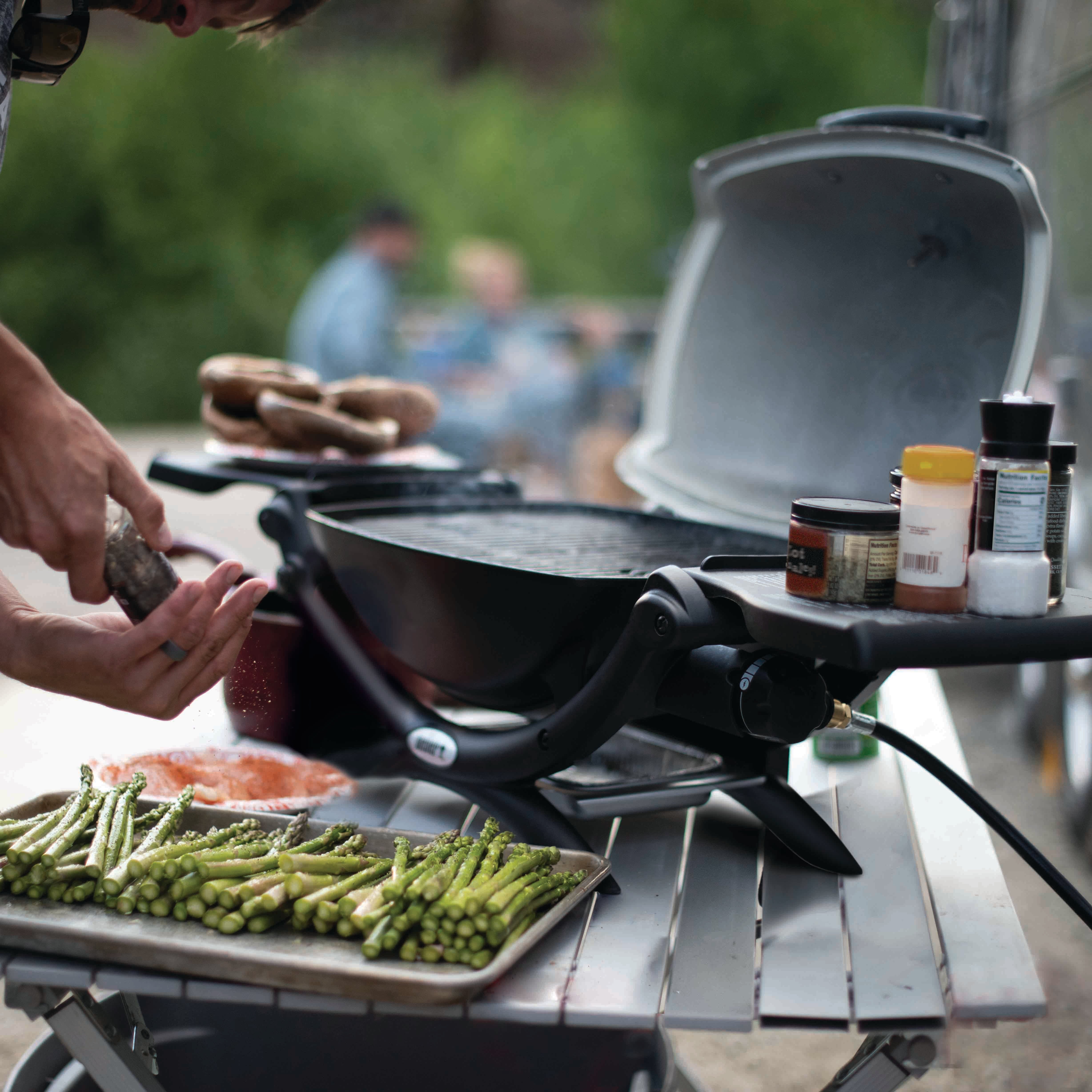 The Airstream Weber Q®1200 Gas Grill