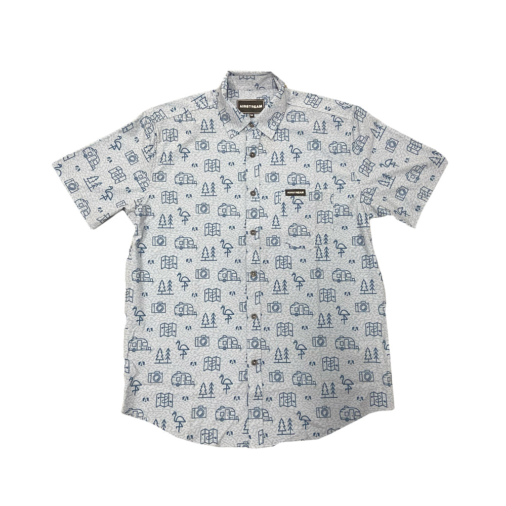 Airstream Conversational Button Down Shirt
