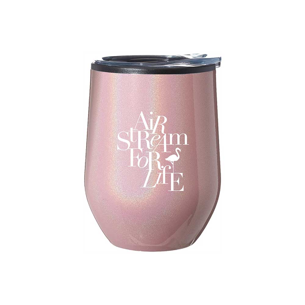 Airstream for Life Iridescent Sparkle Wine Tumbler