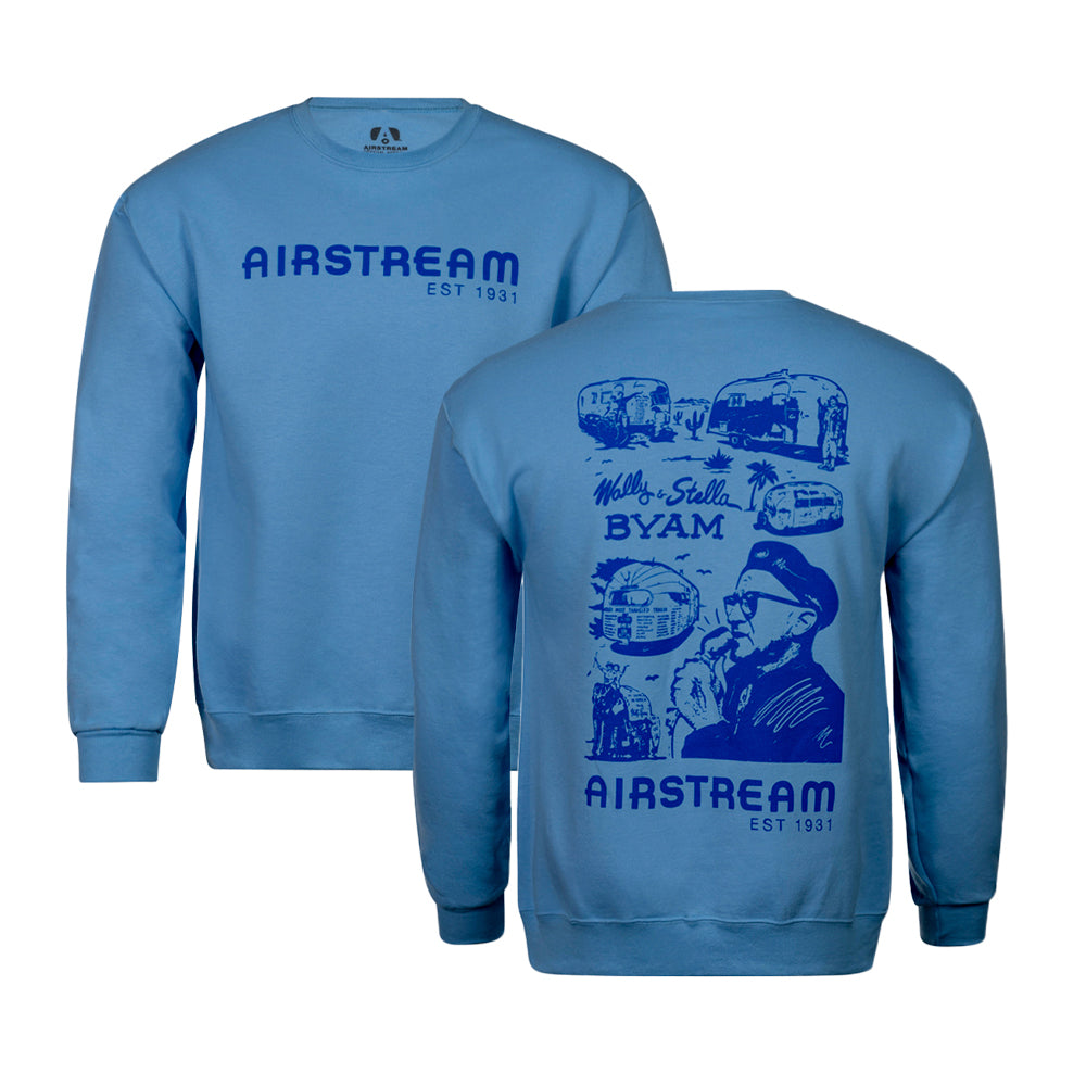 Airstream Wally Byam Mural Sweatshirt