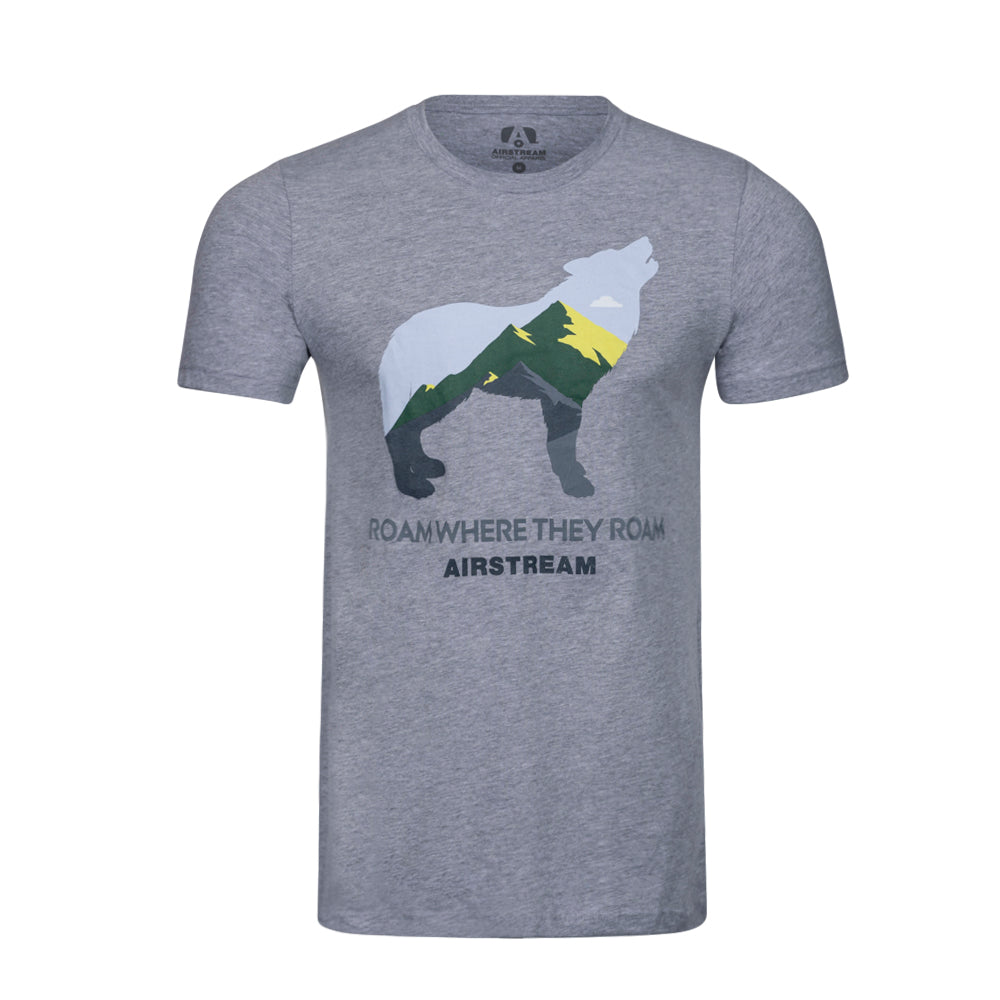 Airstream Roam Where They Roam Wolf T-Shirt