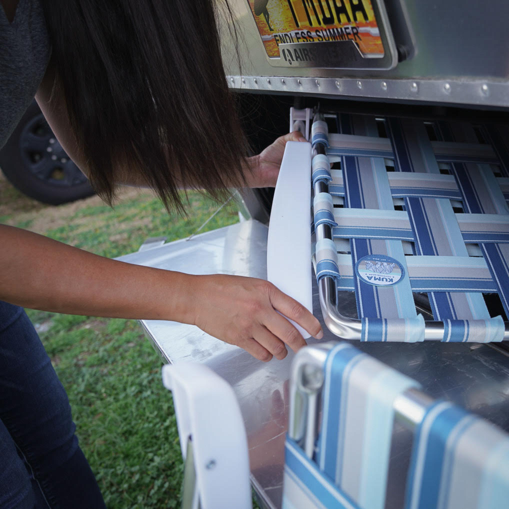 The Airstream Backtrack Chair by KUMA, Set of 2