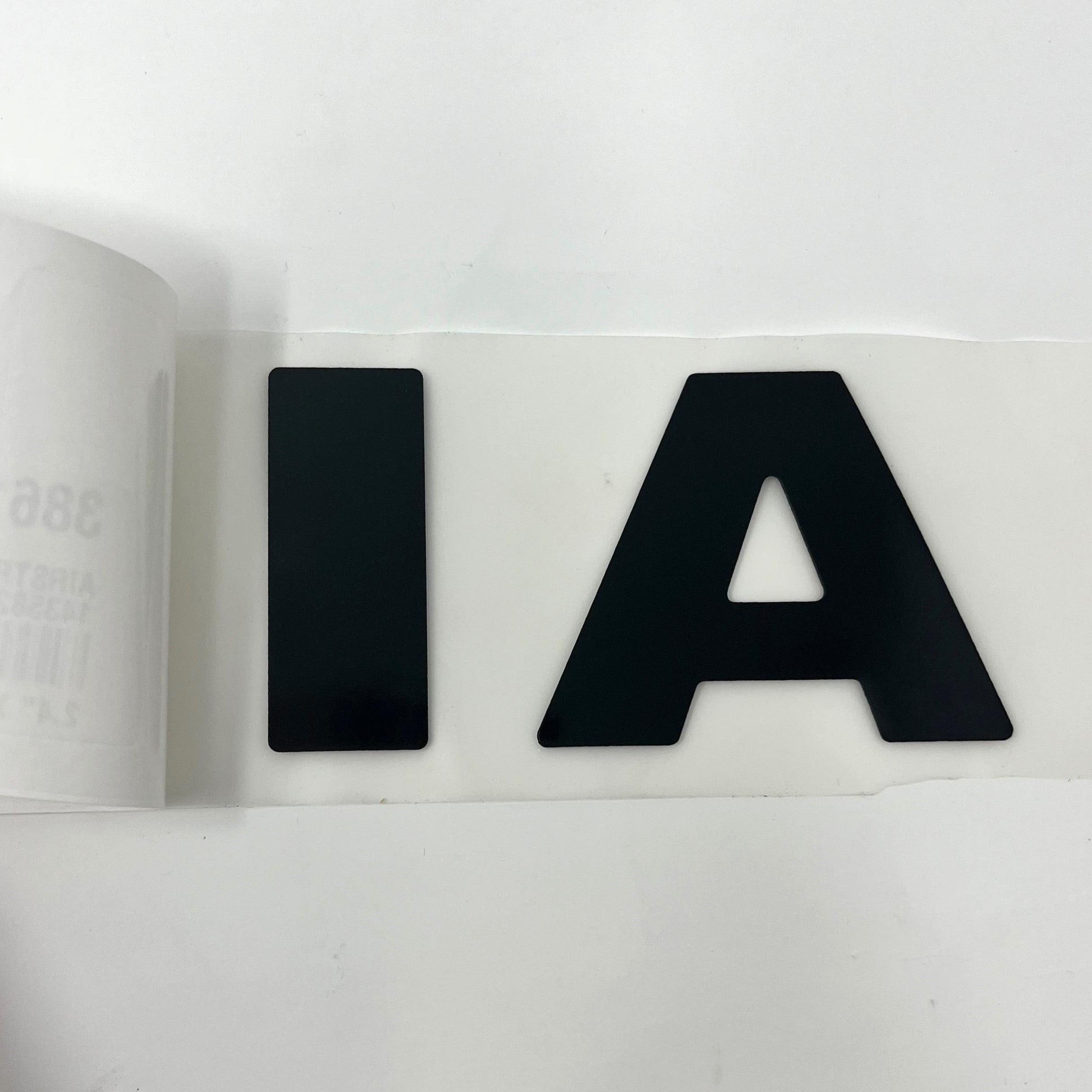 Airstream Black Logo Decal | Part # 386150, 386151