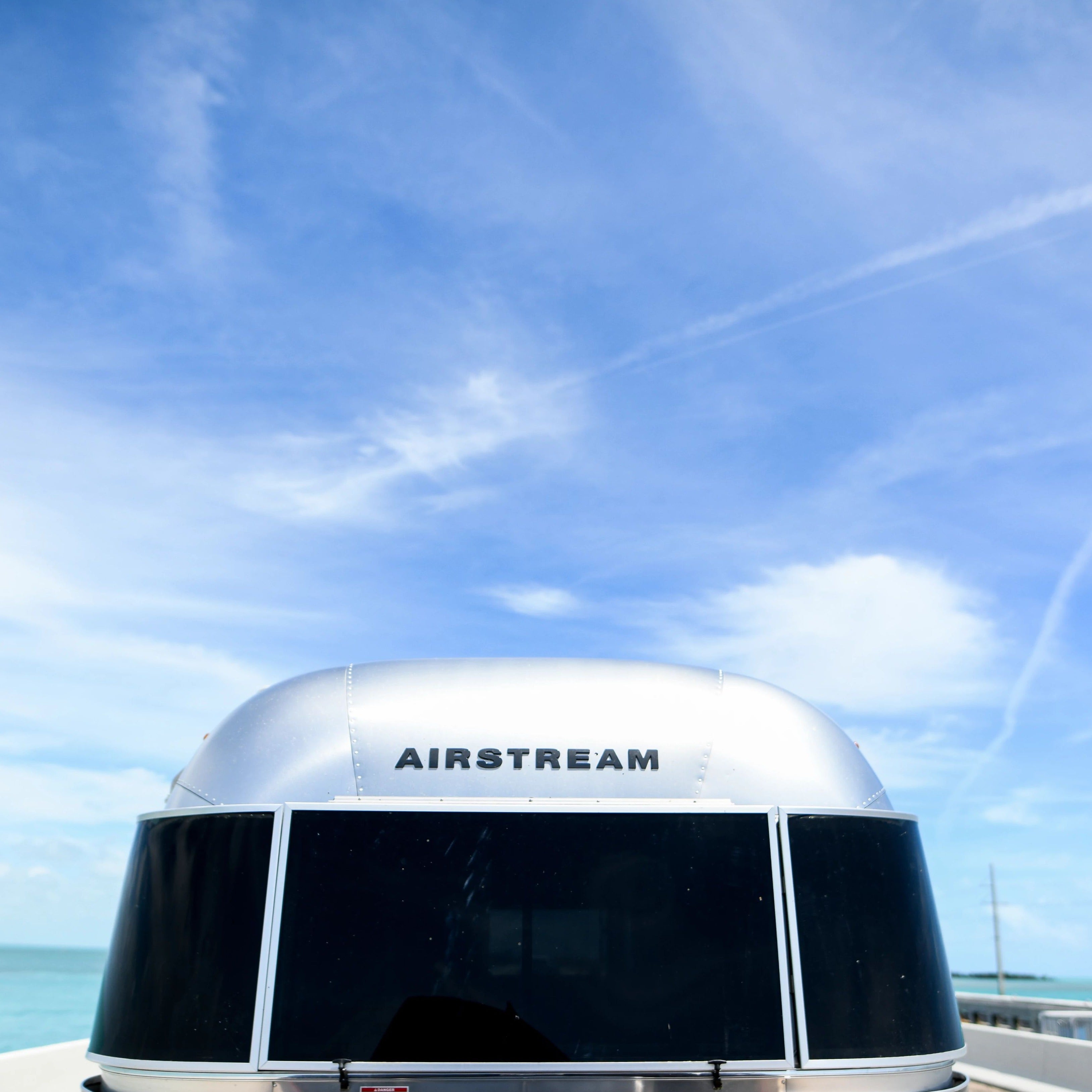Airstream Logo Decal Black Chrome | Part # 386272, 386205-01