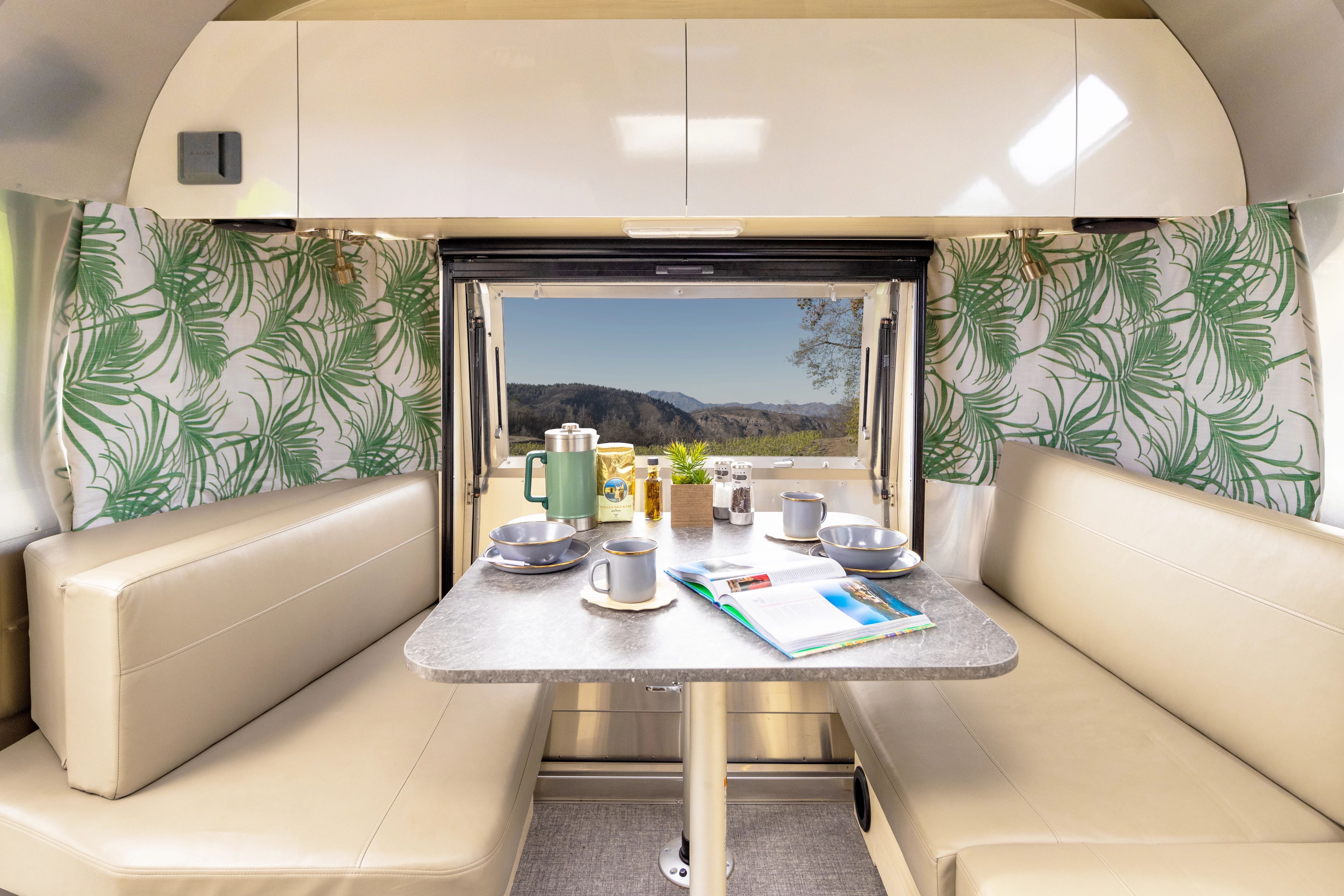 Airstream Printed Custom Curtains for Pan America Travel Trailers