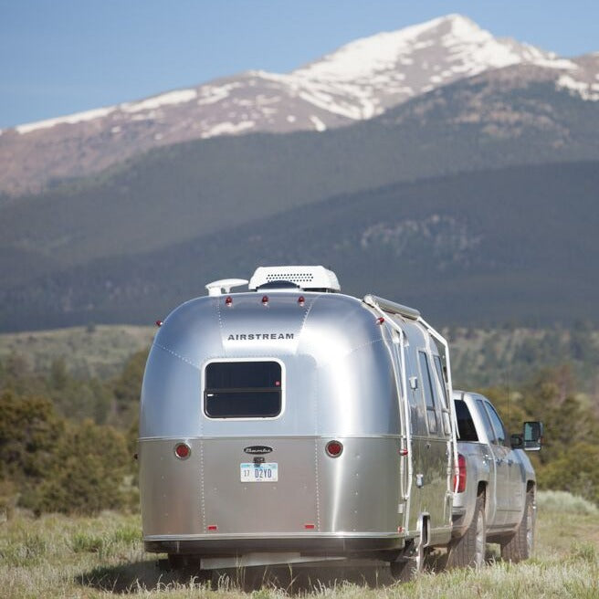 Airstream Logo Decal Black Chrome | Part # 386272, 386205-01