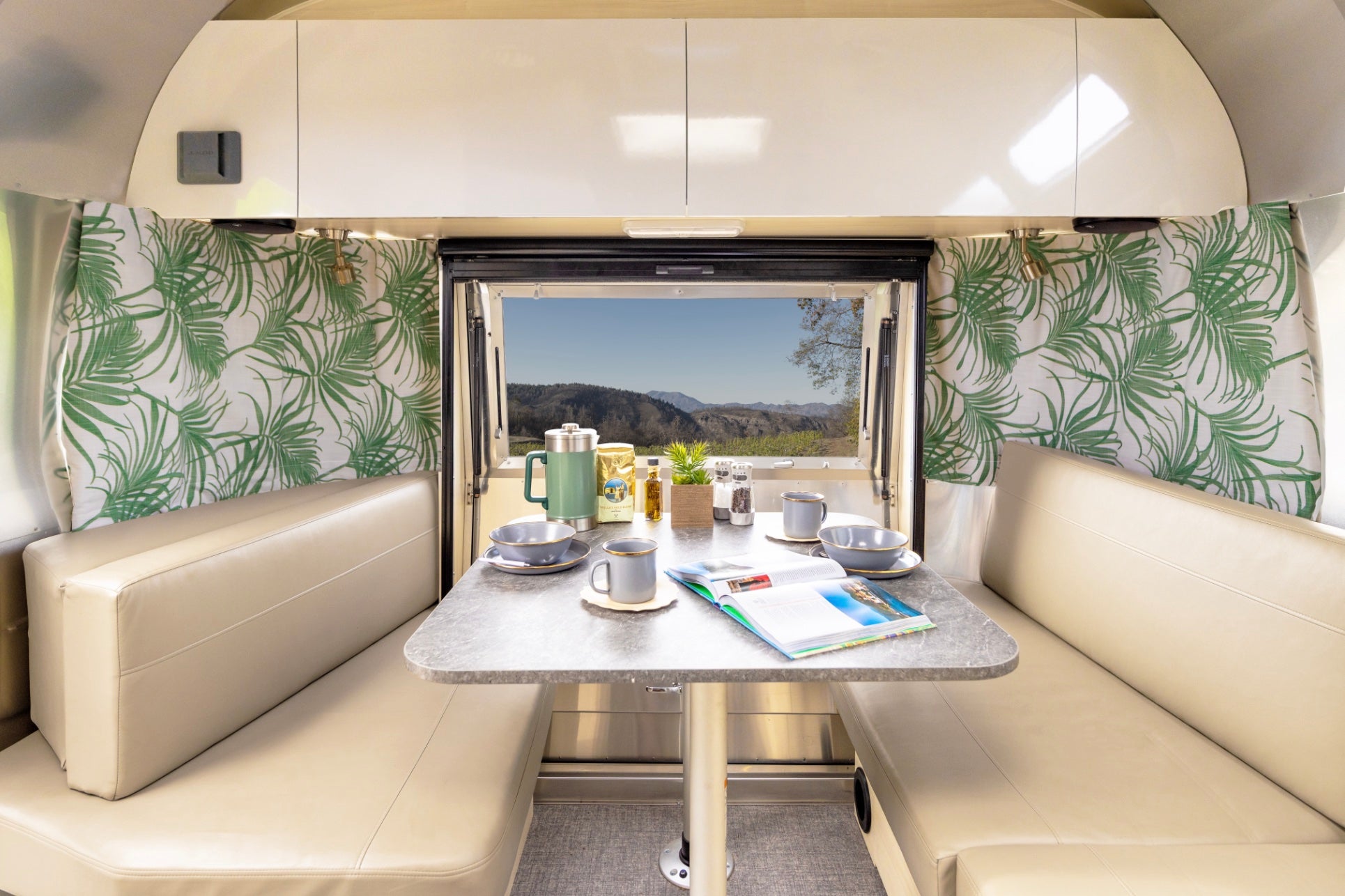 Airstream Printed Custom Curtains for Pendleton Travel Trailers