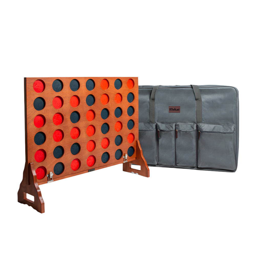 Elakai Giant 4-In-A-Row Game With Carrying Bag