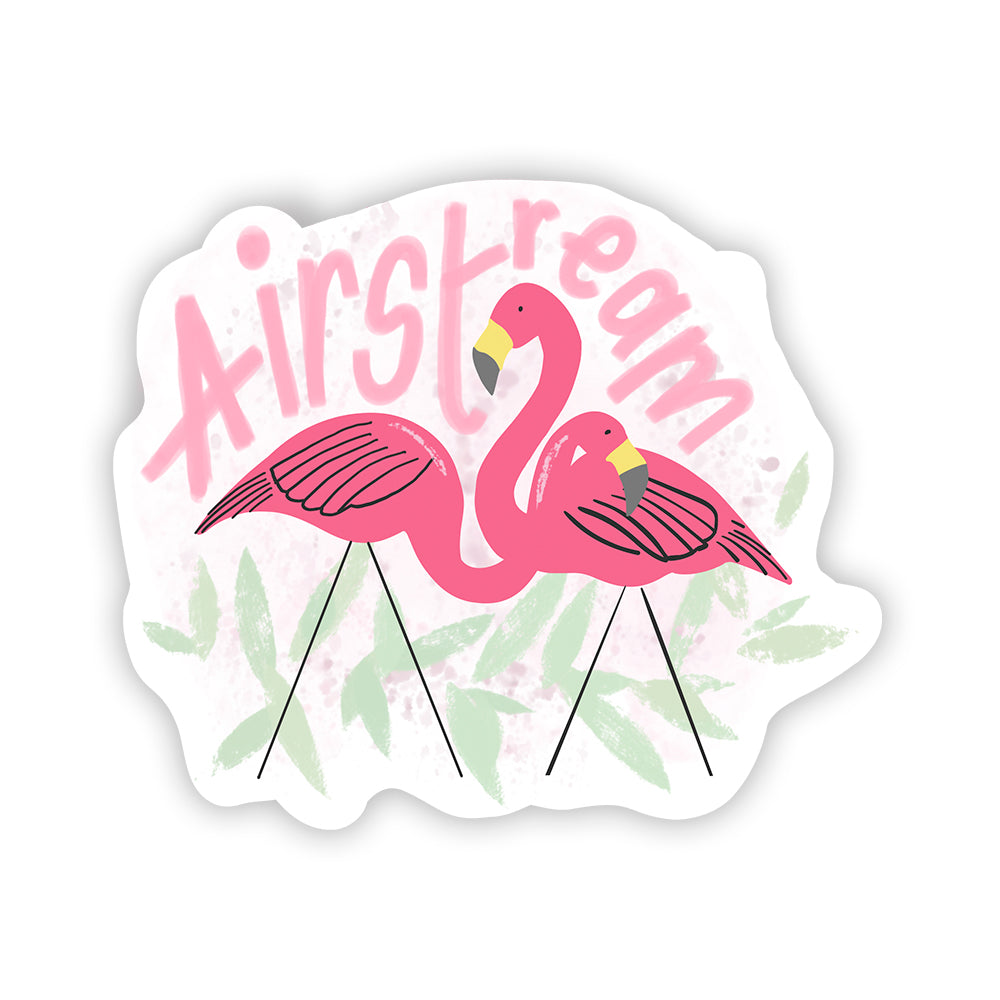 Airstream Flamingo Flock Sticker
