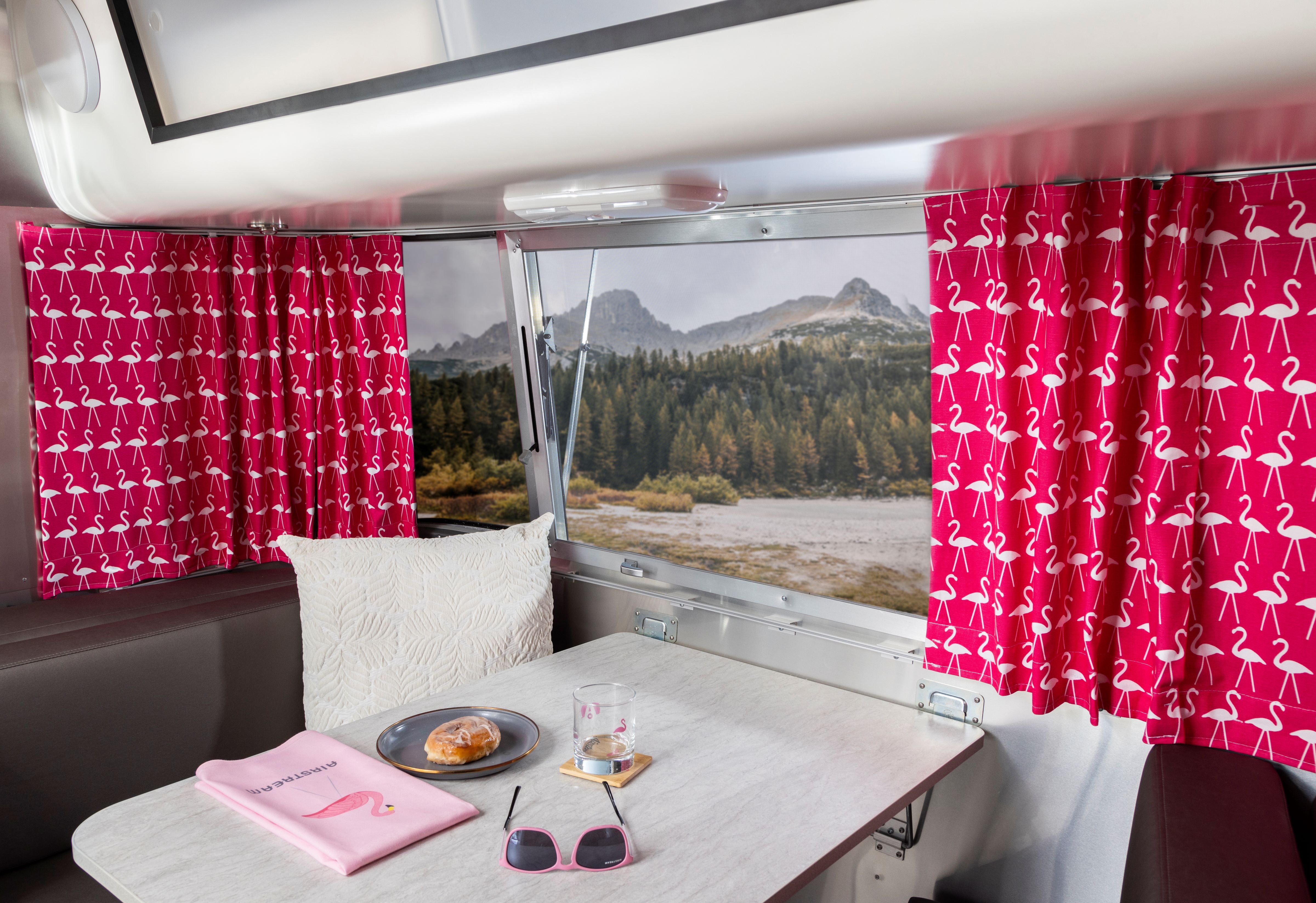Airstream Printed Custom Curtains for Pendleton Travel Trailers
