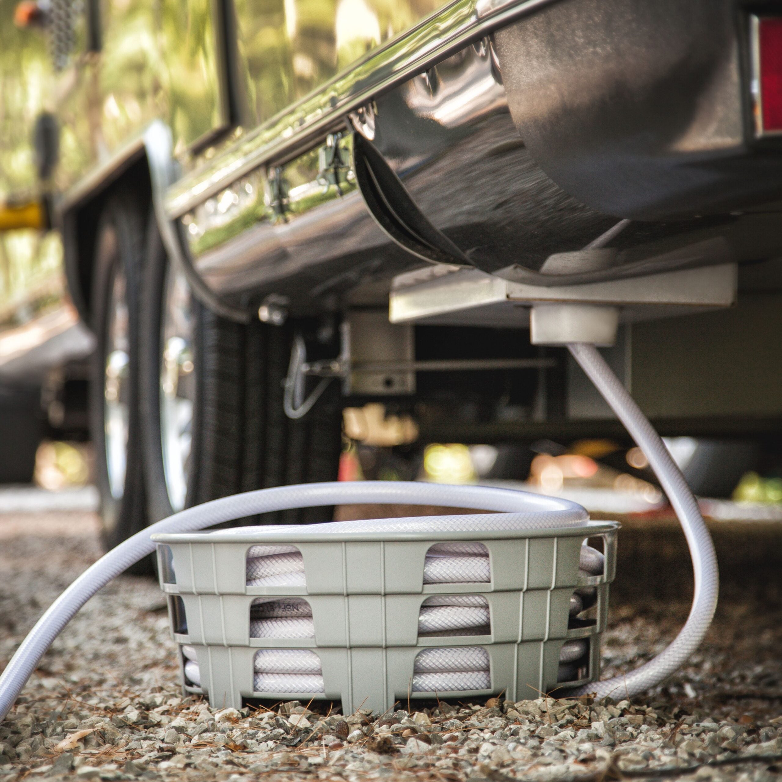 Hose Hooked Up To Airstream