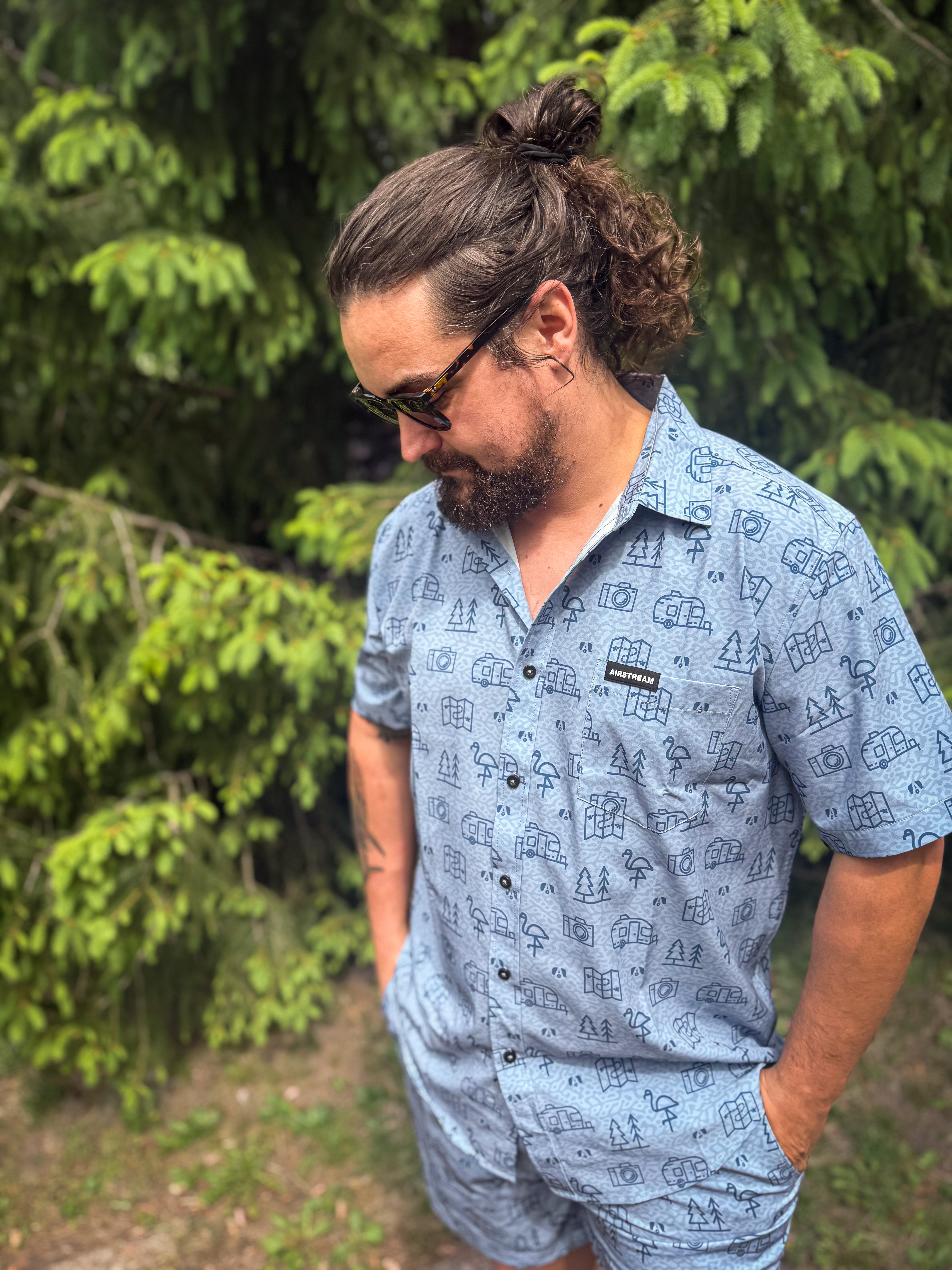 Airstream Conversational Button Down Shirt