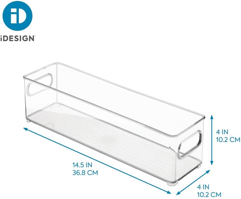 Stackable Fridge/Pantry Storage Bin, 14 x 4 x 4