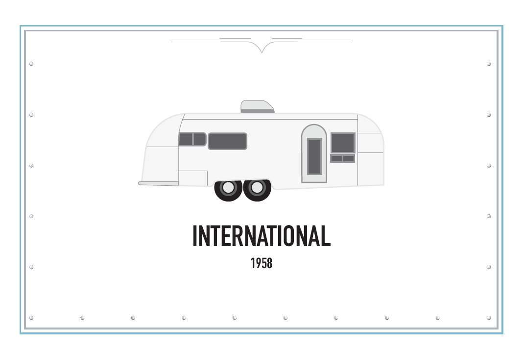 International Airstream Vintage Greeting Cards 7