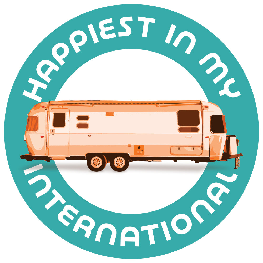 Happiest in My Airstream Stickers