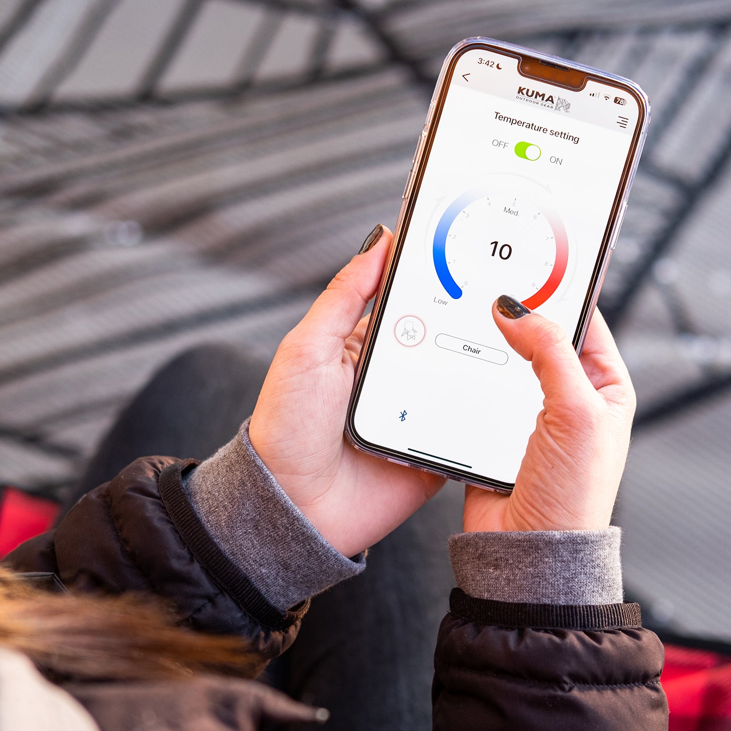 Lazy Bear Bluetooth Heated Chair By KUMA