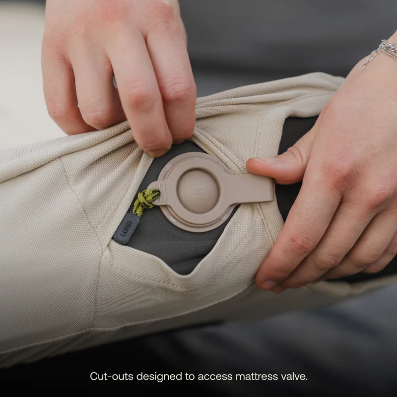 Air + Foam Pro Camping Mattress Fitted Sheet by Luno