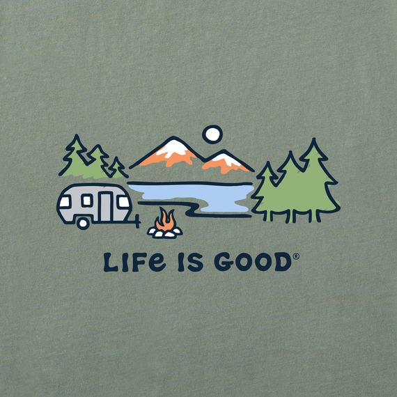 Airstream Lakeside Camper T-Shirt by Life is Good®