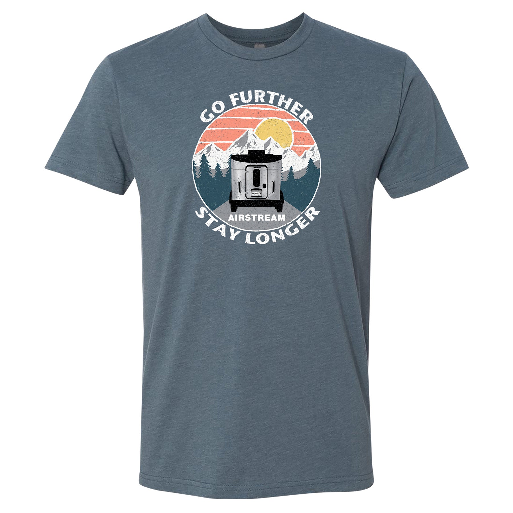 Go Further Stay Longer Tee Grey