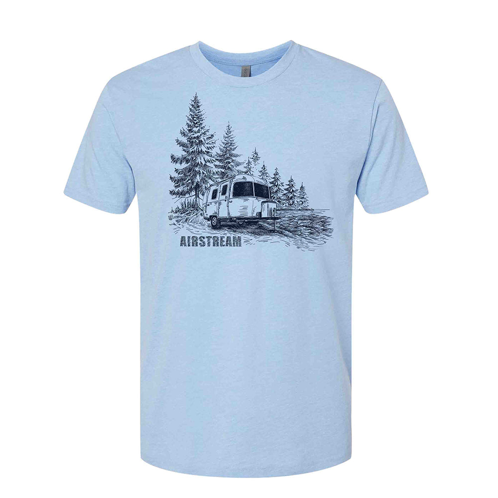 Airstream Trailer in the Woods T-Shirt