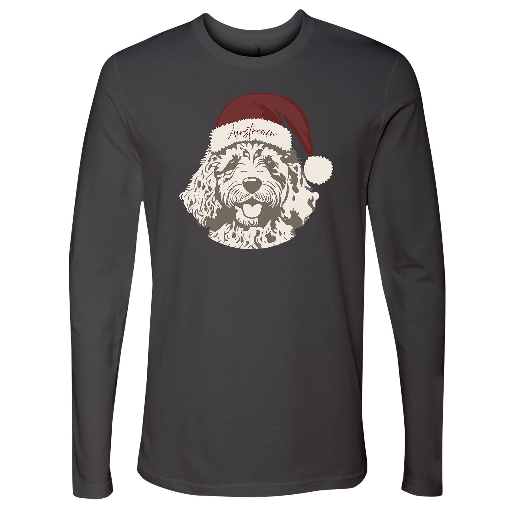 Airstream Christmas Dog Long Sleeve T-Shirt