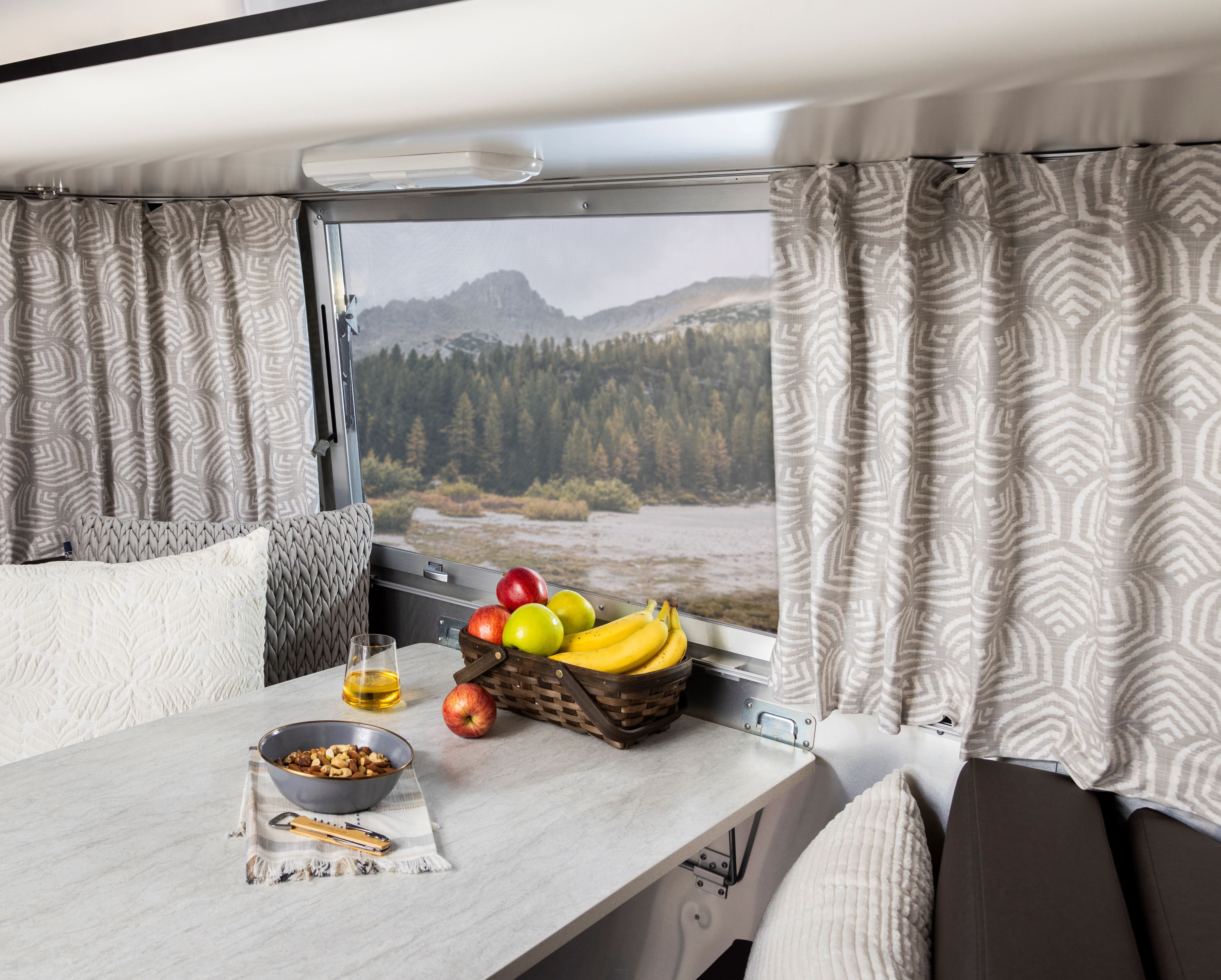 Airstream Printed Custom Curtains for Pendleton Travel Trailers