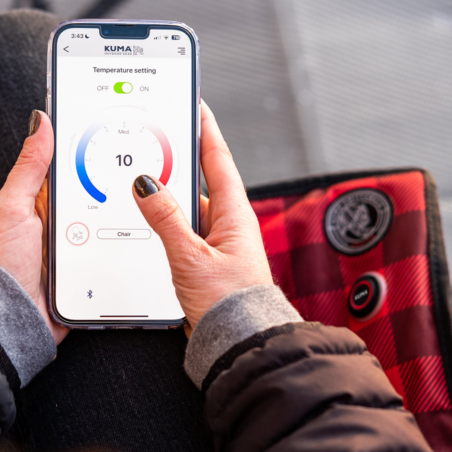 Switchback Bluetooth Heated Chair by KUMA