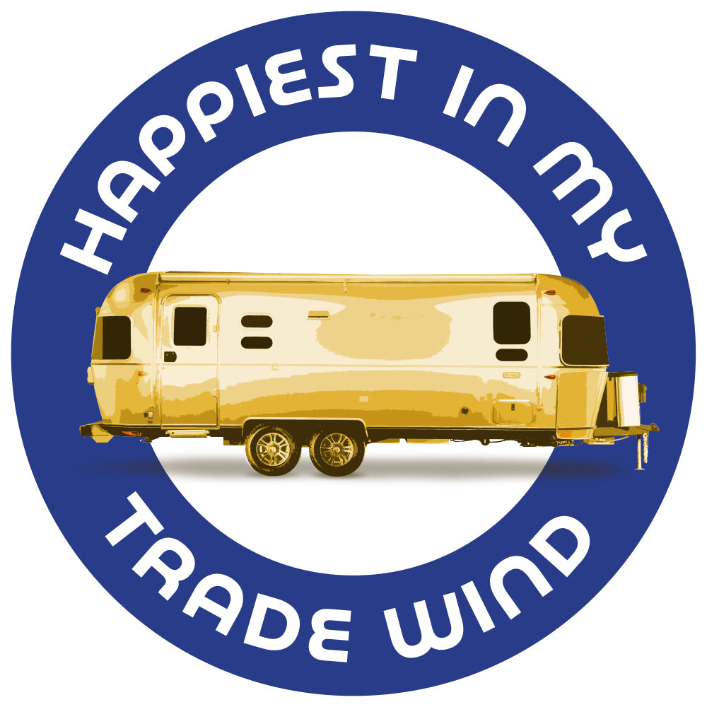 Happiest in My Airstream Stickers