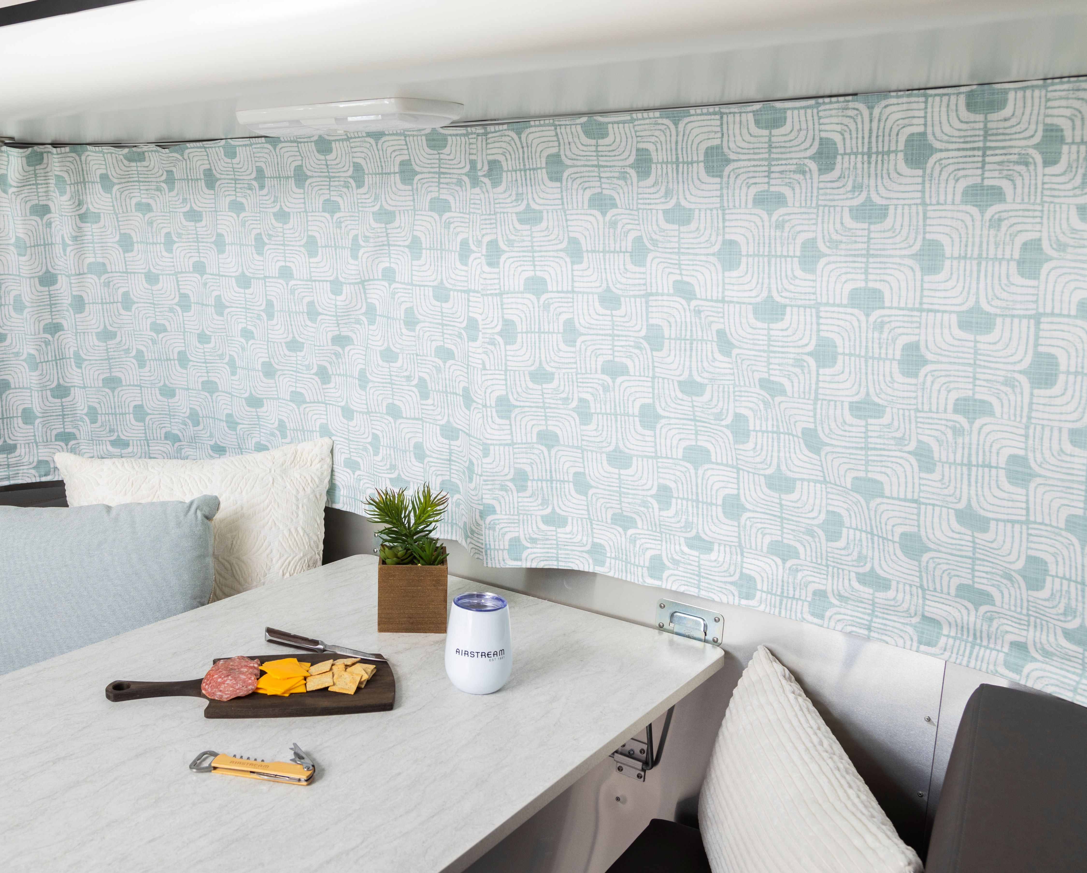 Airstream Printed Custom Curtains for Pendleton Travel Trailers