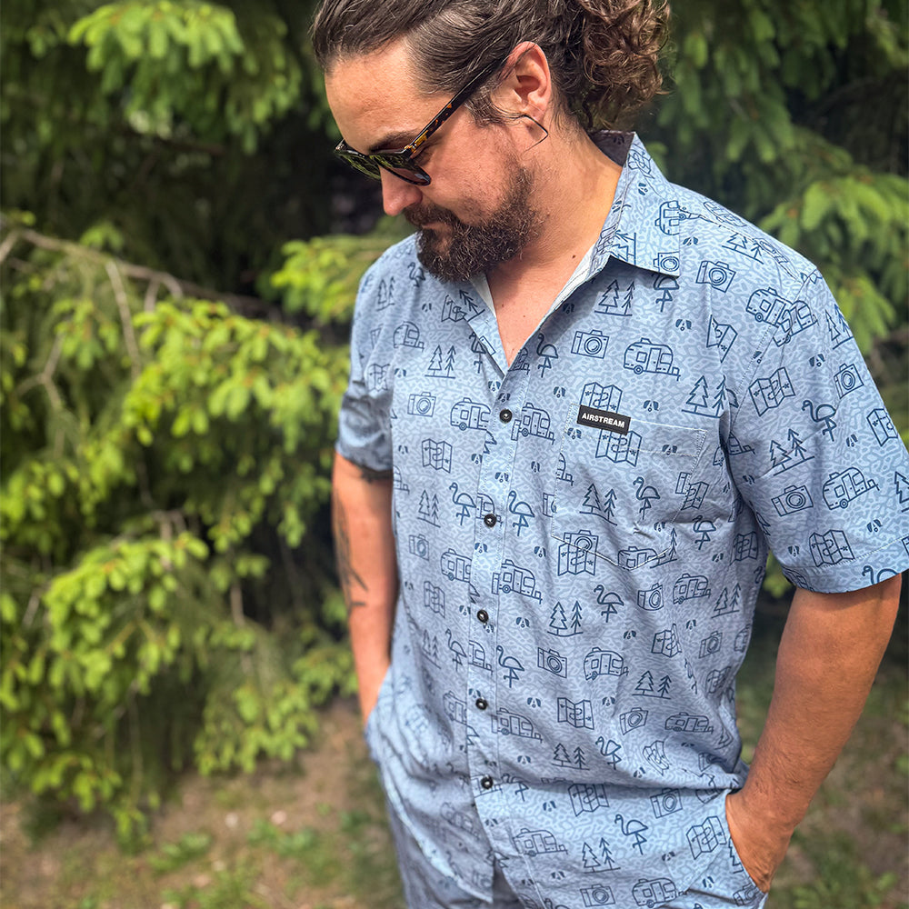 Airstream Conversational Button Down Shirt