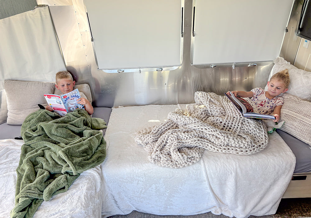 Airstream Dinette Fitted Sheets for Pendleton Travel Trailers